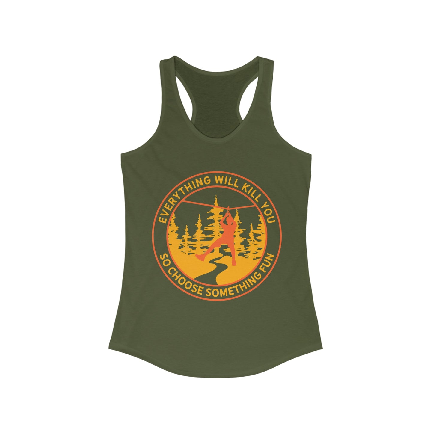 Choose Something Fun Racerback Tank