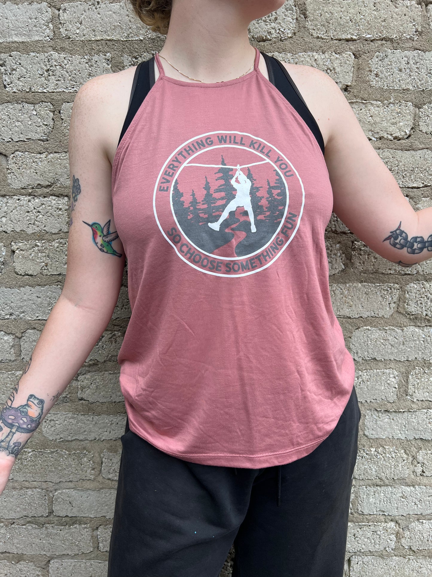 Choose Something Fun Longline Tank