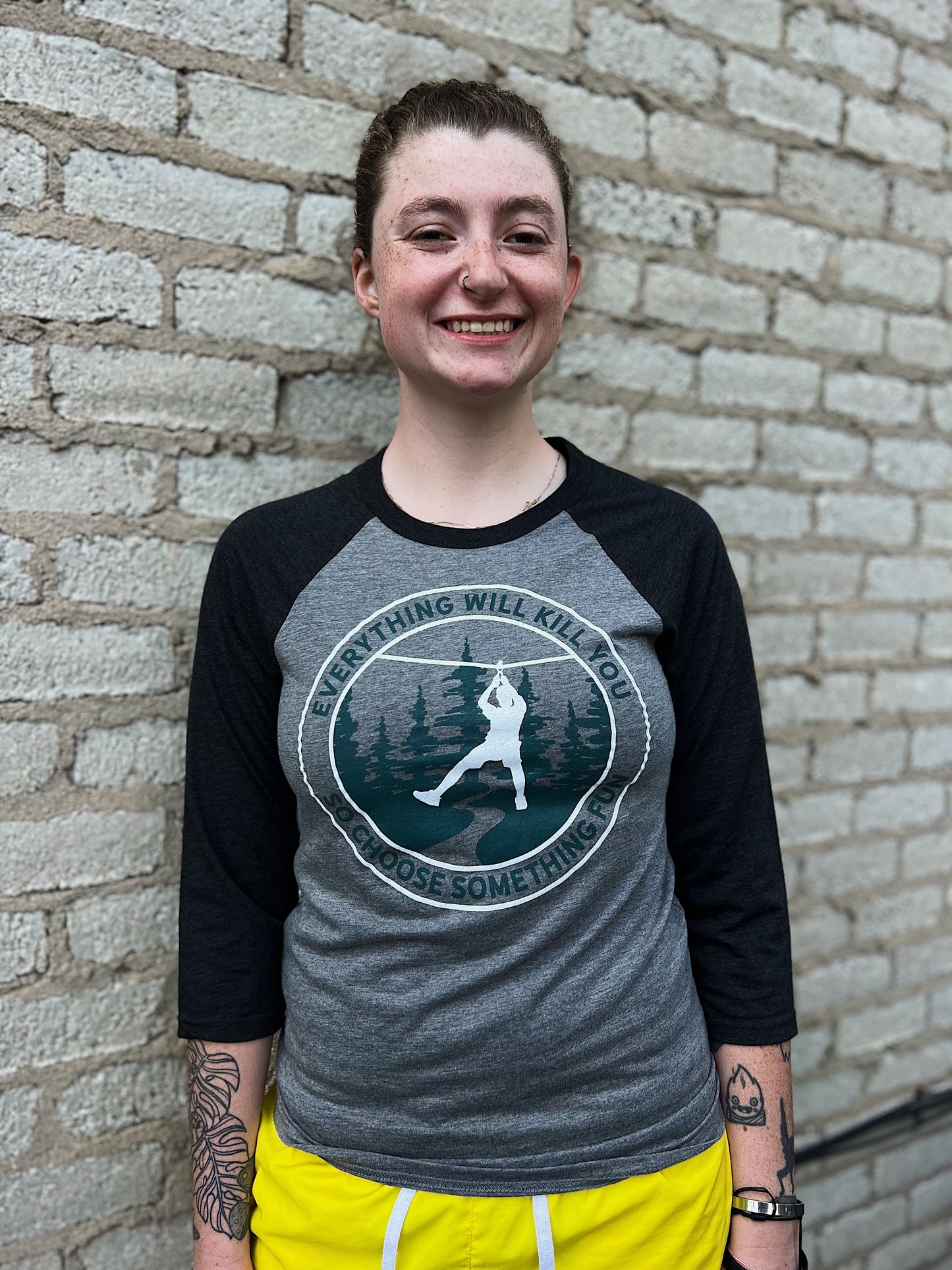 Choose Something Fun - Softball Quarter Sleeve